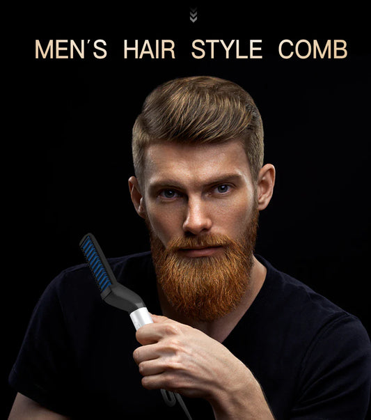 Men's Beard & Hair Straightener Comb