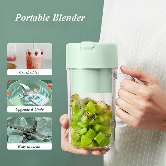 Juicer Bottle With Straw Rechargeable Fruit Juicer